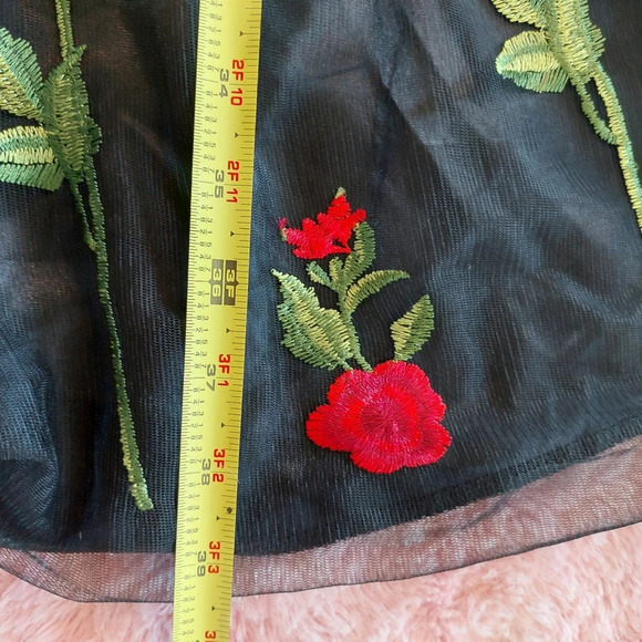 Aufor Embroidered Floral Swing Dress Size XL NWT - Picture 10 of 11